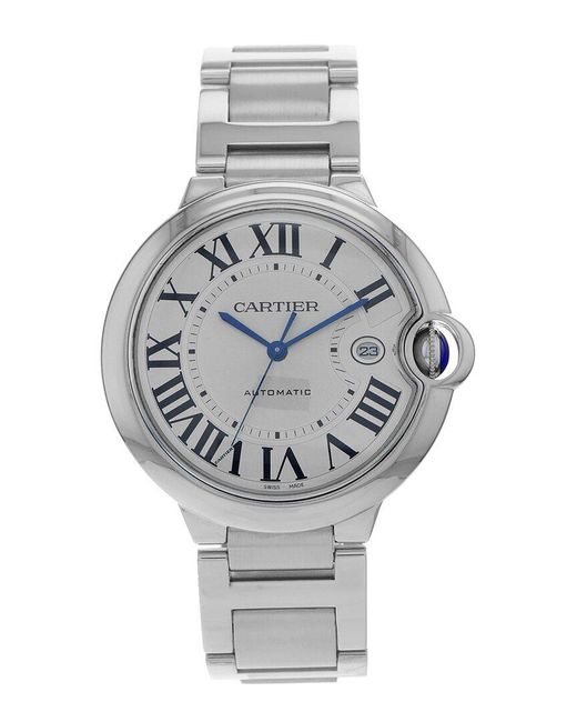 Cartier Gray Ballon Bleu Watch Circa 2010S (Authentic Pre-Owned) for men