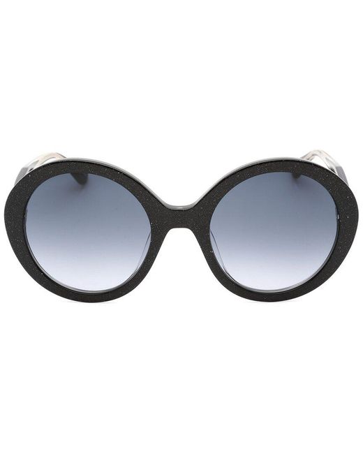 Kate Spade Blue Zya/G/S 55Mm Sunglasses