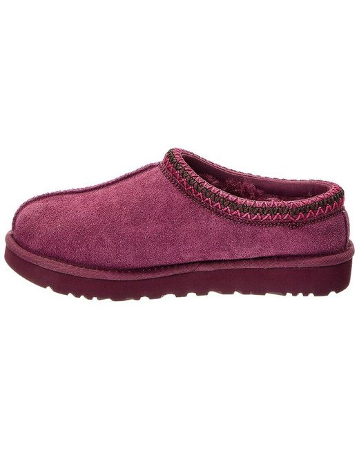 Ugg Red W Tasman Ii Suede Mule