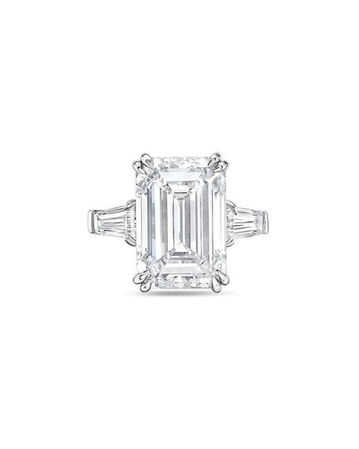 Diana M White Diana M. Platinum 11.00 Ct. Tw. Lab-Grown Diamond Ring