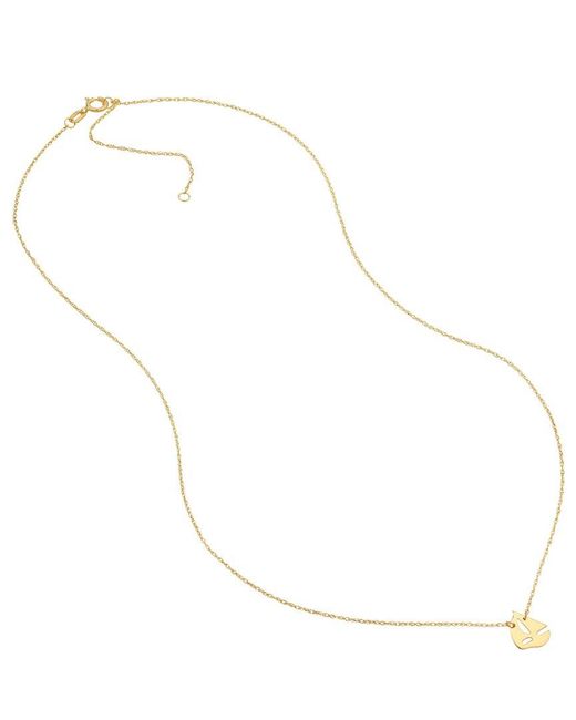 HAWLEY ST Metallic 14K Nautical Necklace