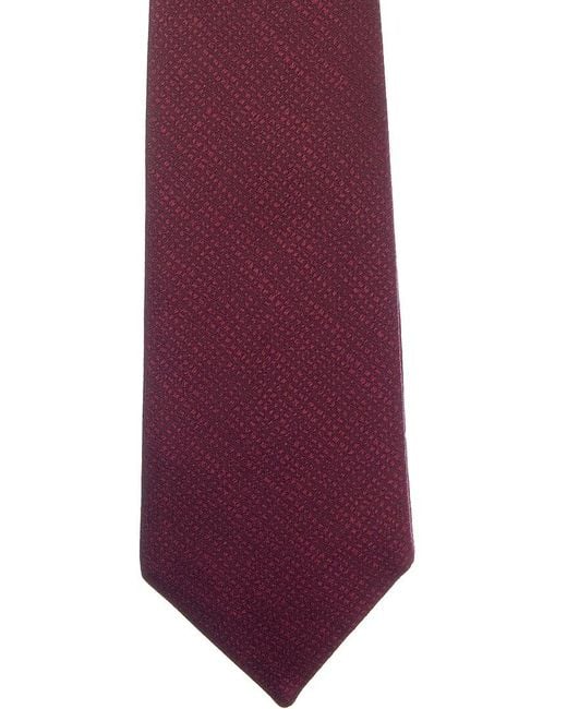 Canali Purple Silk Tie for men