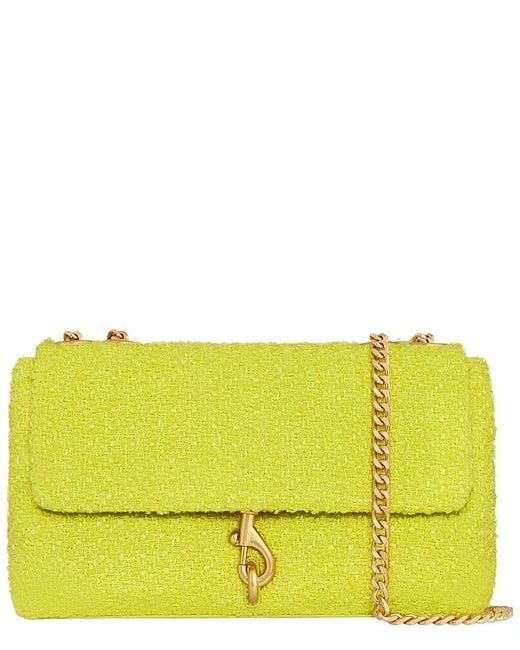 Rebecca Minkoff Yellow Edie Boucle Crossbody