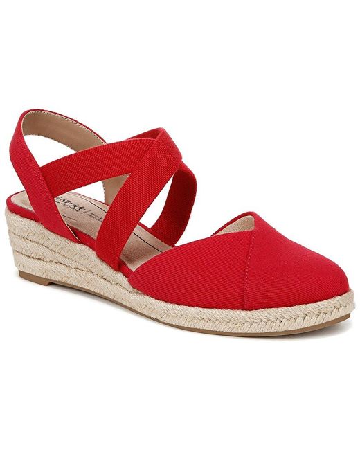 LifeStride Red Kimball Espadrille