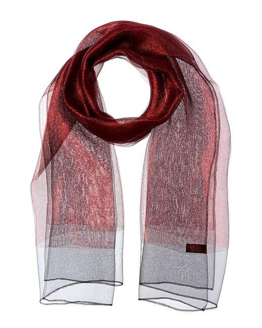 Saachi Purple Ombre Glitz Silk Scarf
