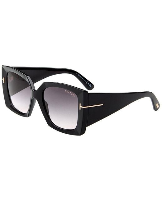 Tom Ford Black Jacquetta 54Mm Sunglasses