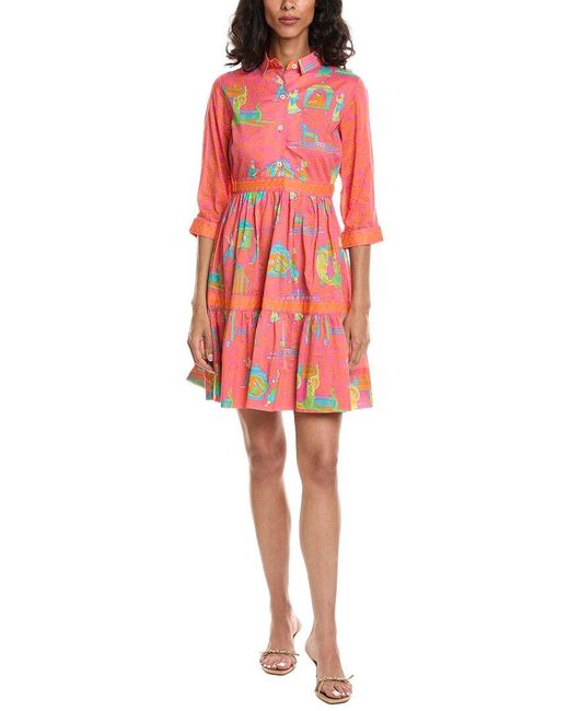 Gretchen Scott Red Tear It Up Palanquin Party Dress