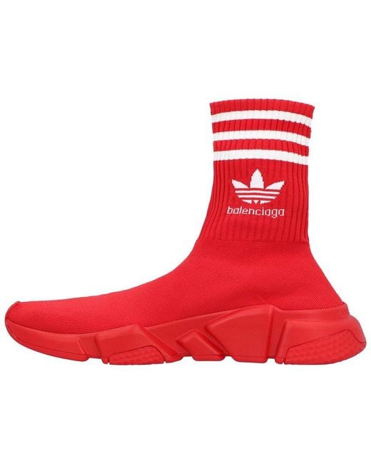 Balenciaga Red Rubber X Adidas Speed Trainer (Authentic Pre-Loved) for men