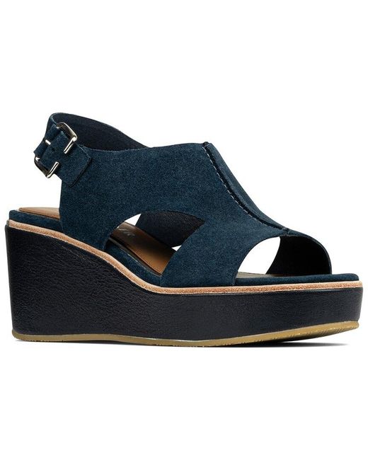 Donald J Pliner Blue Aree02 Suede Sandal