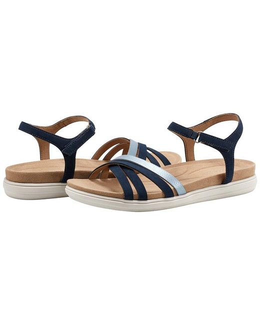 Easy Spirit Blue Dottle Sandal