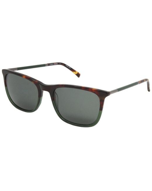 Cole Haan Black Ch6068 55Mm Polarized Sunglasses for men