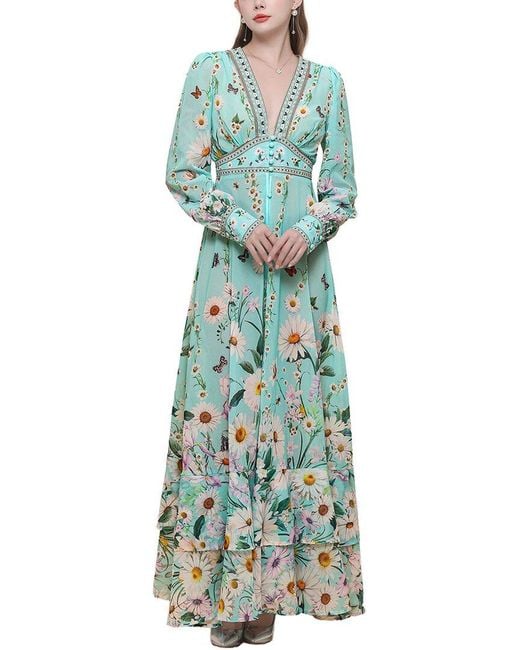 Kaimilan Blue Maxi Dress