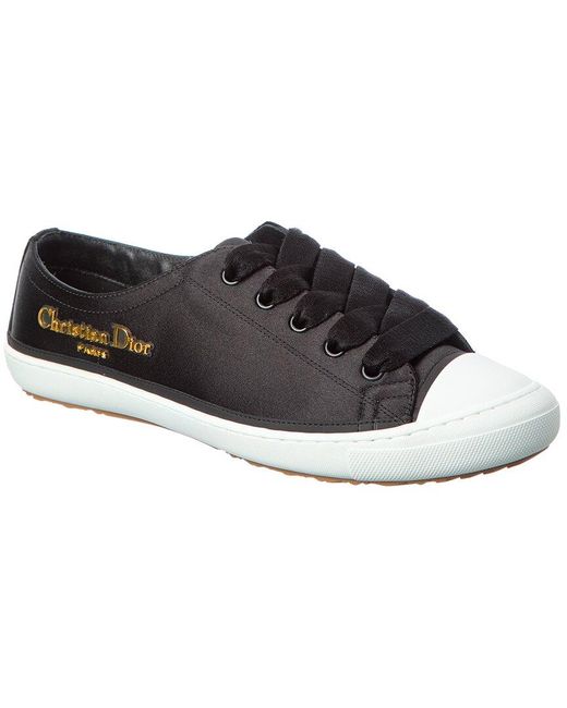 Dior Black Lucky Satin Sneaker