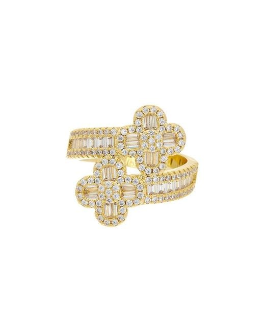 Juvell Metallic 18K Plated Cz Ring
