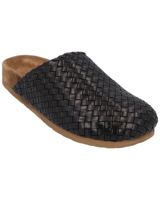 Dragon Diffusion Black Leather Mule