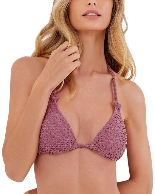 ViX Pink Lee Triangle Top