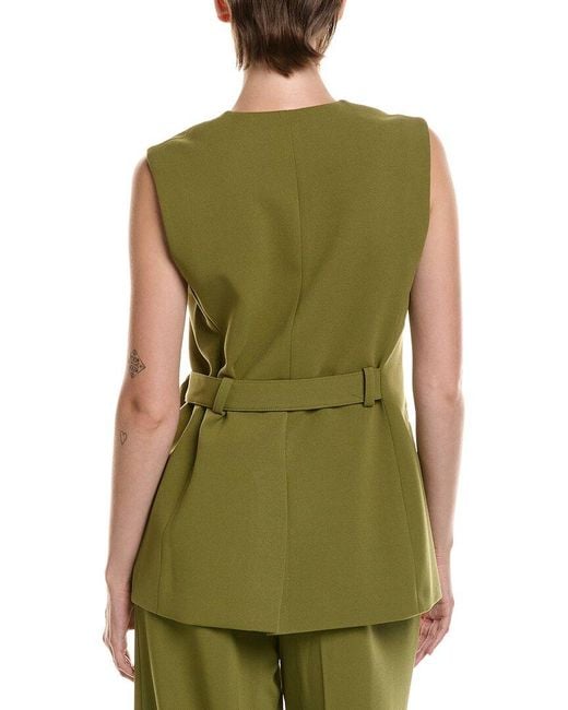 Anne Klein Green Wrap Vest