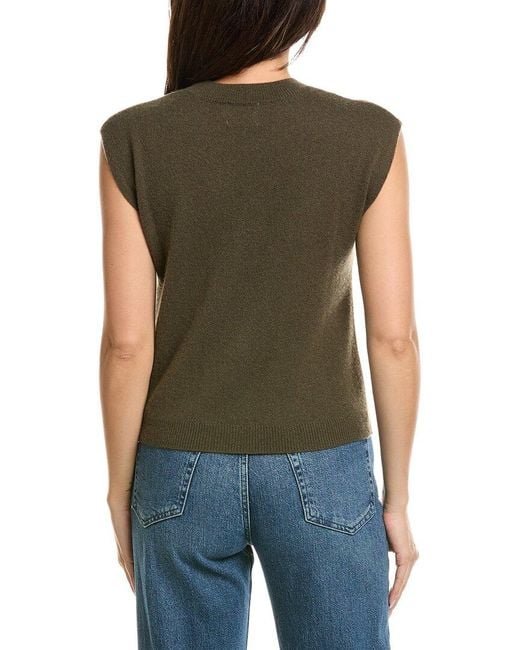 Brodie Cashmere Green Tabby Tank Top