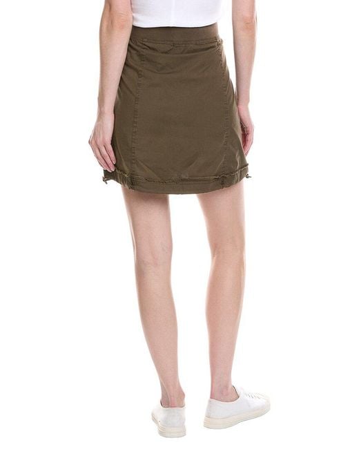 XCVI Green Leticia Mini Skirt