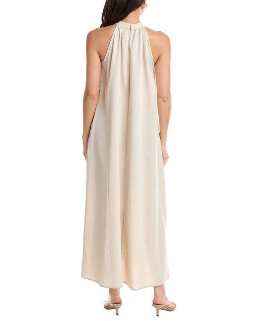 JLuxe Natural Sleeveless Maxi Dress