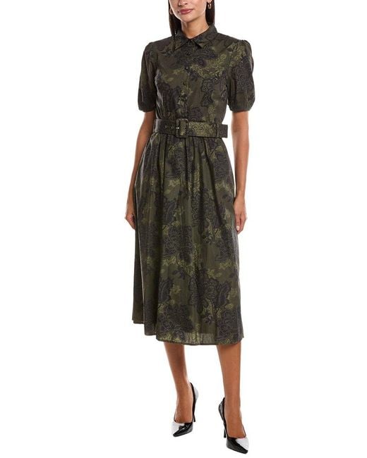 Hutch Green Parker Shirtdress