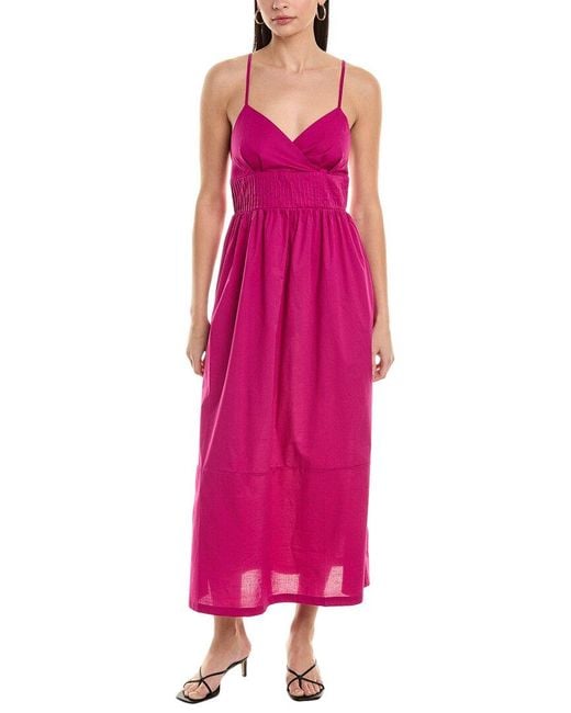 Alpha Studio Pink Midi Dress