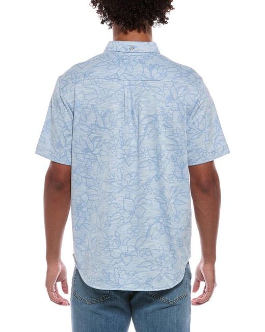 Tommy Bahama Blue San Lucio Tides Flora Shirt for men