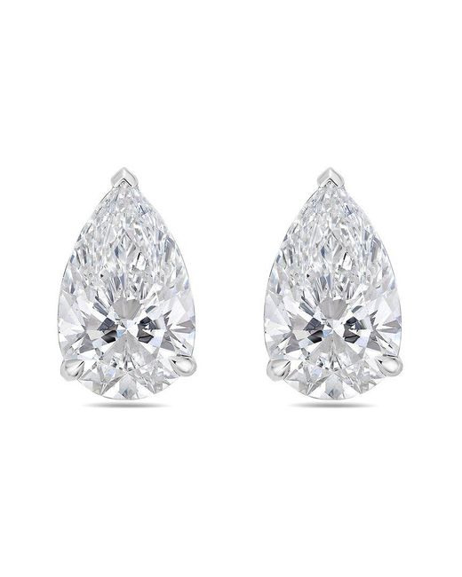 Diana M Metallic Diana M. 14K 4.00 Ct. Tw. Lab-Grown Diamond Earrings