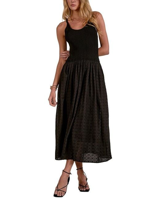 Elan Black Dress