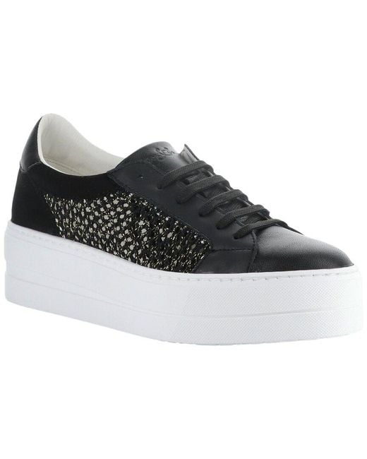 Bos. & Co. Black Bos. & Co. Marlo Leather Sneaker