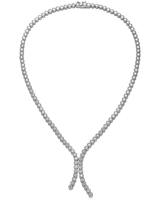 Genevive Jewelry Metallic Silver Necklace