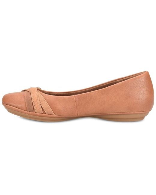 EuroSoft Brown Shainna Ballet Flat