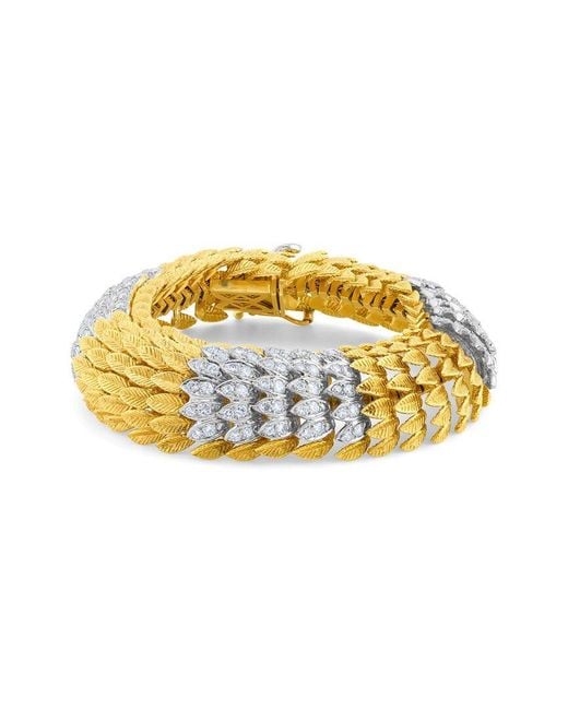 Diana M Metallic Fine Jewelry 18K 6.00 Ct. Tw. Diamond Bracelet