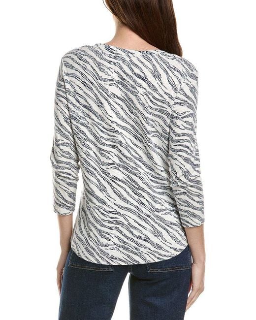 Tommy Bahama Gray Ashby Isles Zebra Bay T-Shirt