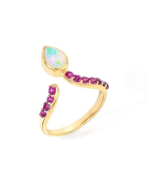 TIRAMISU Pink 14K Over 1.10 Ct. Tw. Gemstone Solitaire Ring