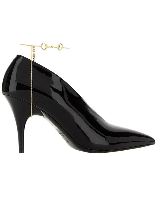 Gucci Black Leather Mule