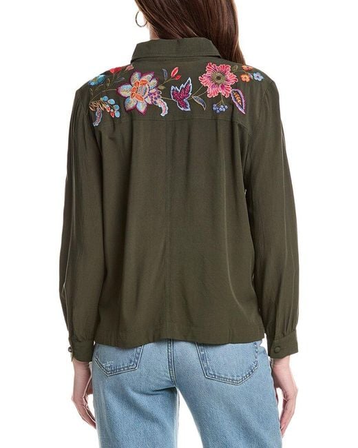 Johnny Was Multicolor Noire Shirt