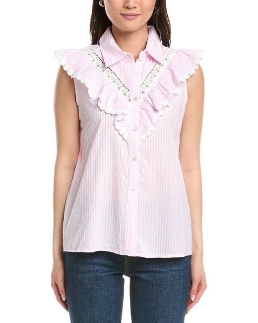 ANNA KAY White Orlando Top