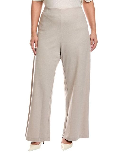 Eileen Fisher Natural Plus Wool Pant