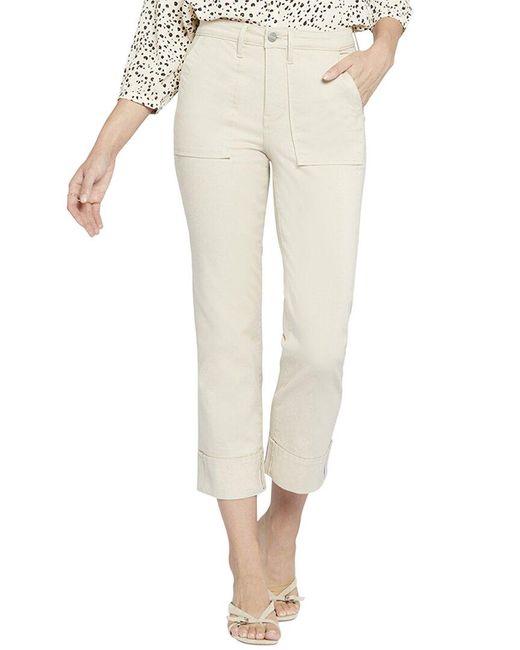 NYDJ Natural Relaxed Feather Straight Leg Jean