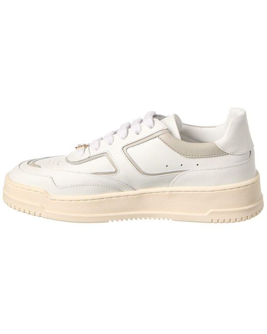 Alexandre Birman White Ab Leather Sneaker