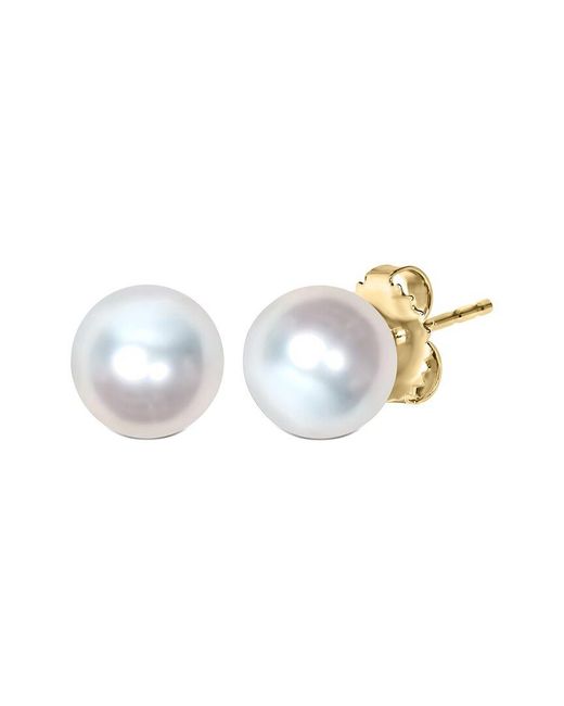 Haus of Brilliance White 14K Stud Earrings