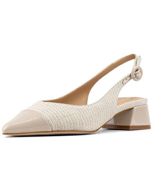 Donald J Pliner White Payton Slingback Pump