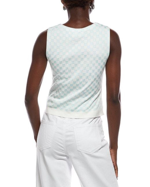 Marc Cain White Textured Top