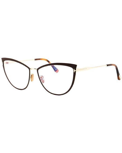 Tom Ford Brown Ft5877-B 56Mm Optical Frames