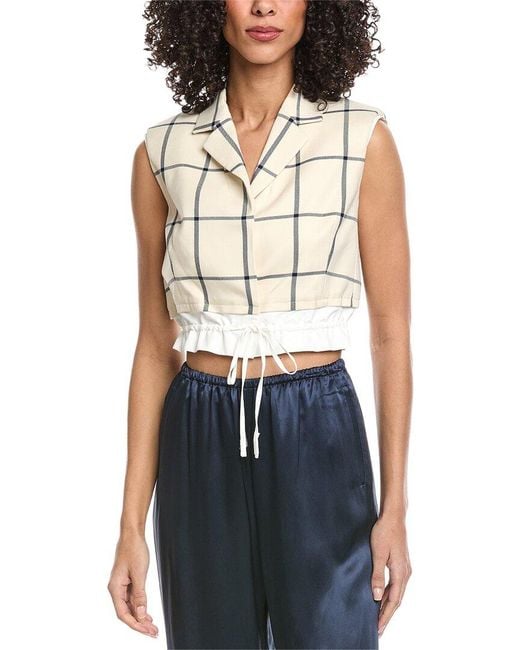 Jonathan Simkhai Blue Emmers Top