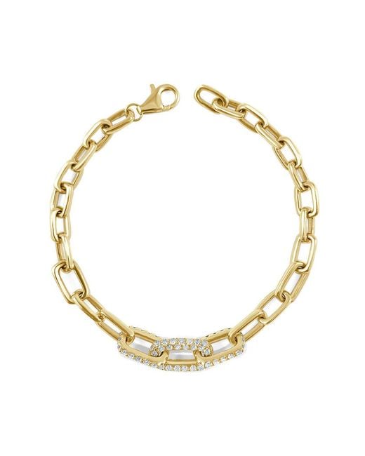 Sabrina Designs Metallic 14K 2.06 Ct. Tw. Diamond Link Bracelet