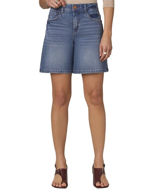 Wit & Wisdom Blue High Rise Relaxed Short