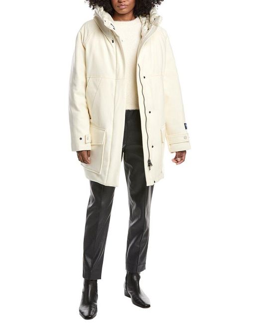 Woolrich Natural Tundra Wool Down Parka