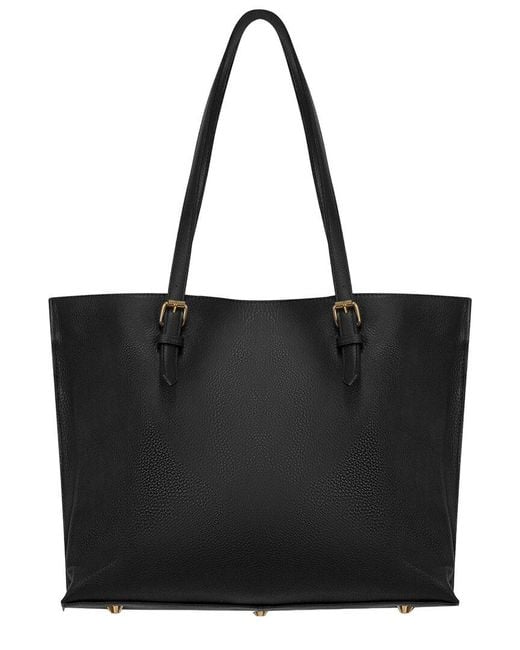 CHAMPS Black Gala Leather Tote